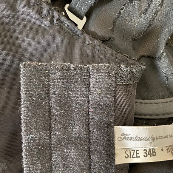 Fantasies Vintage Black Sheer Adjustable Bralette - Picture 5 of 5